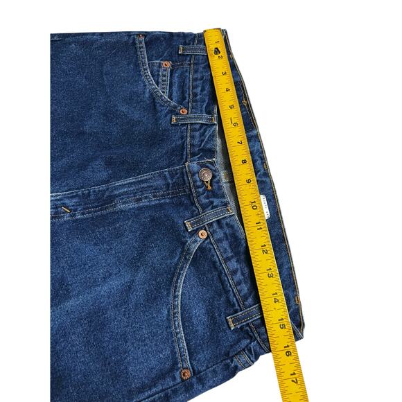 Vintage Levi’s 505 Regular Fit Straight Leg Jeans Blue Denim 34x30 Actual 32x31 - Picture 8 of 13
